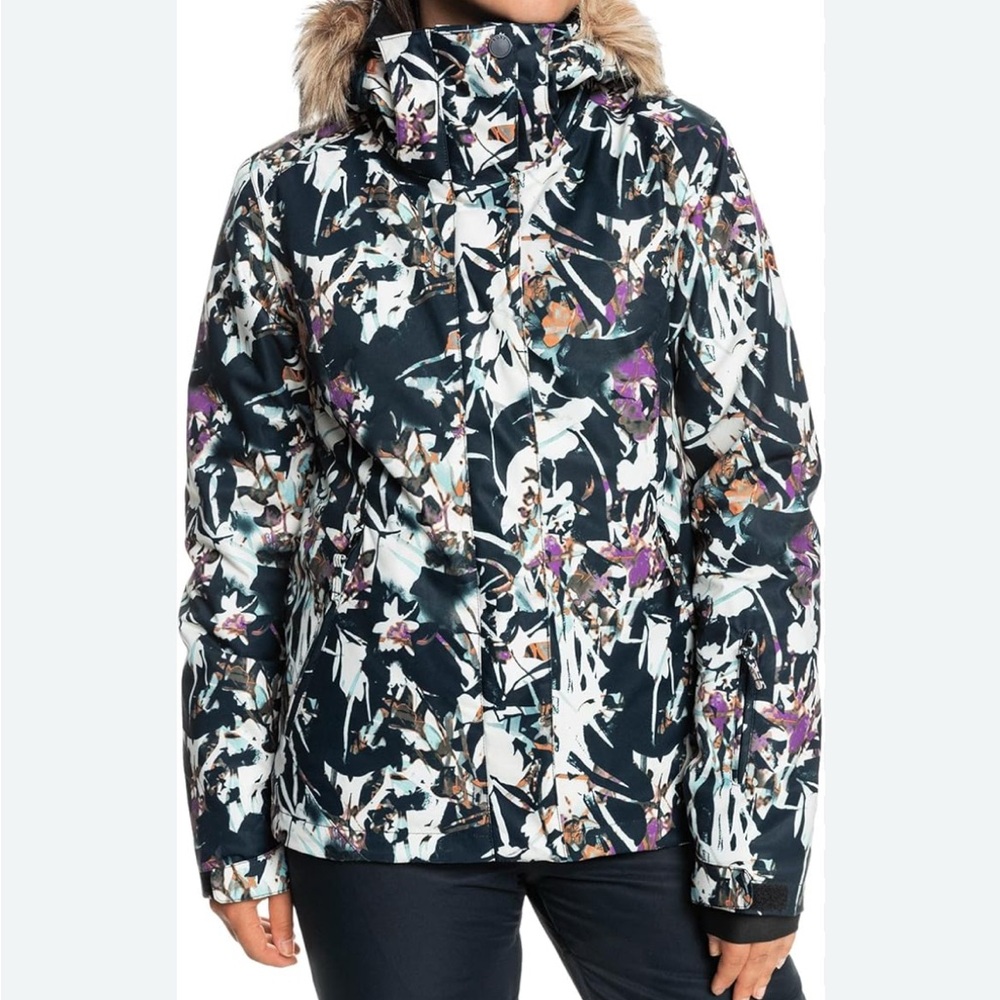 Roxy Jet Ski Insulated Snow Jacket Women Multi Color
